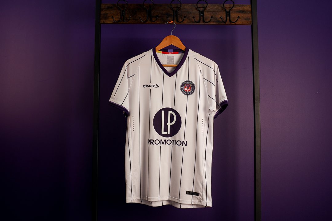 Maillot Vintage Toulouse FC - Adidas - Années 80 - Homme XL - Numéro 4