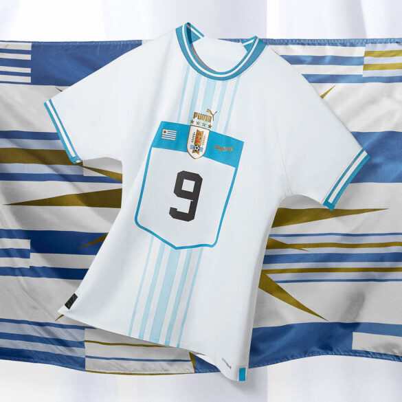 Uruguay 2022 maillot de foot exterieur coupe du monde 2022 Puma