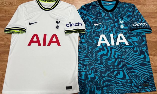Les nouveaux maillots de foot Tottenham 2023 en images