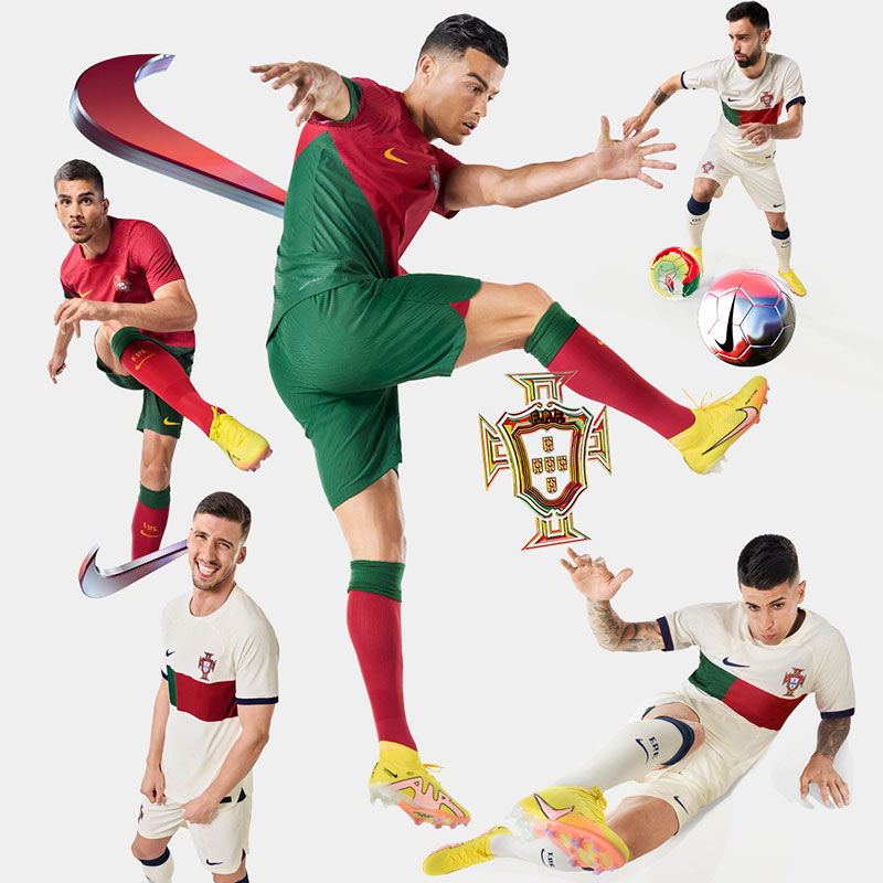 nouveaux maillots de foot Portugal coupe du monde 2022