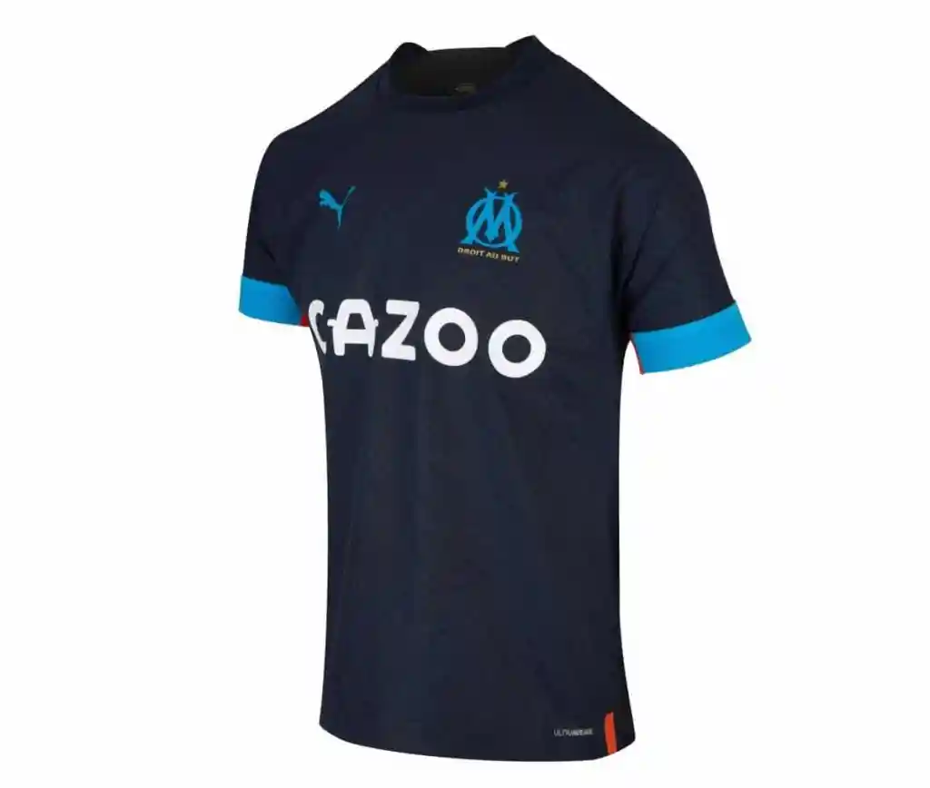 OM 2023 nouveau maillot exterieur officiel foot Marseille