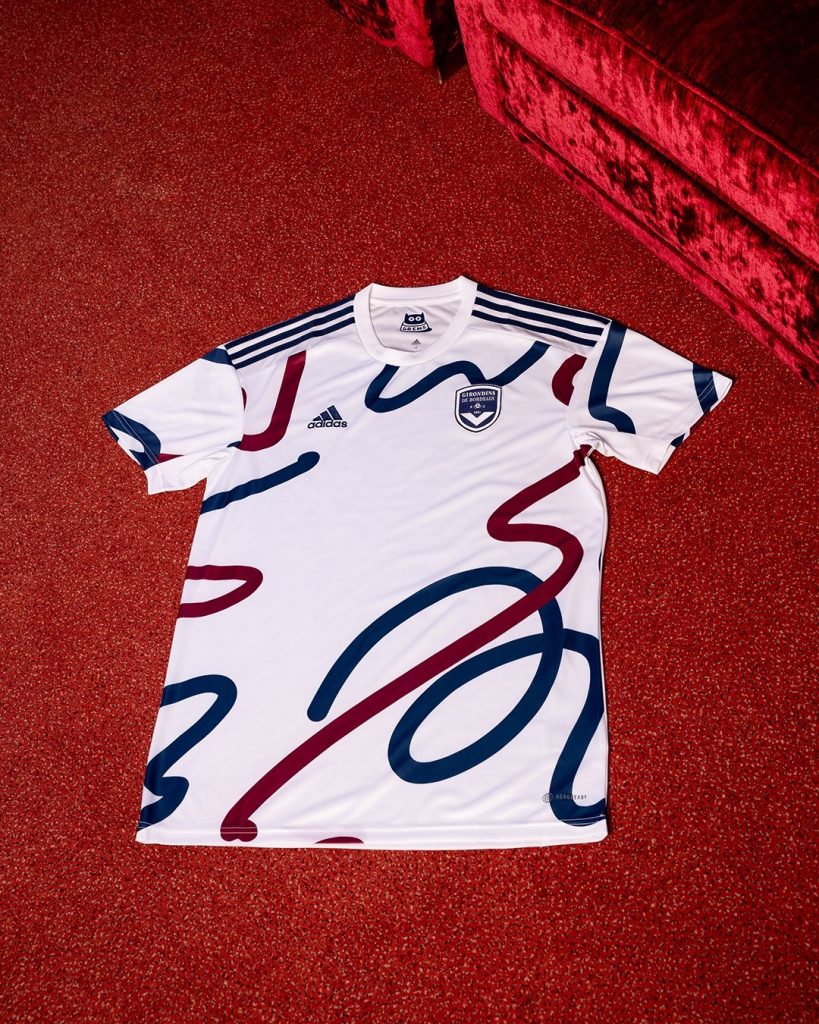 Bordeaux Maillot d'Entraînement - Rouge Blanc