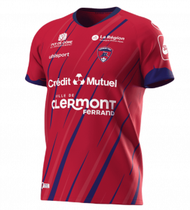 Clermont 2023 nouveau maillot football domicile