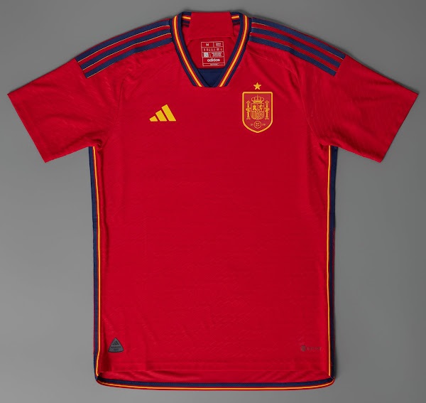 Espagne 2022 nouveau maillot domicile coupe du monde 2022