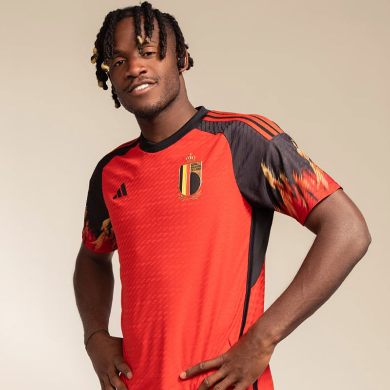 Belgique 2022 nouveau maillot Adidas domicile coupe du monde 2022
