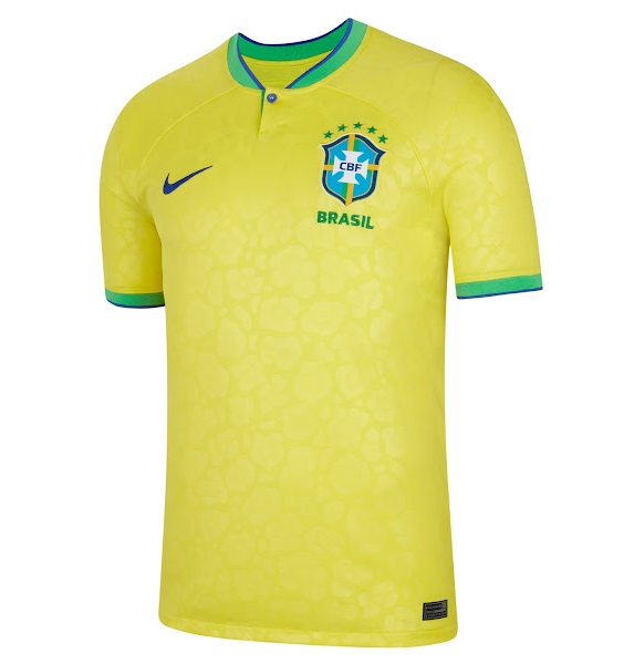 Bresil 2022 nouveau maillot domicile foot coupe du monde 2022