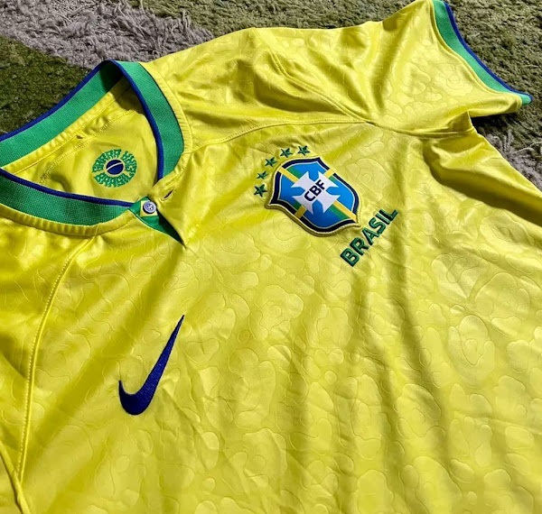 Bresil nouveau maillot domicile foot coupe du monde 2022