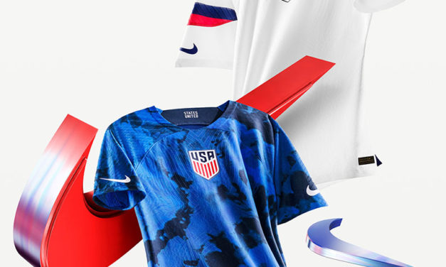 USA les nouveaux maillots de foot États-Unis coupe du monde 2022