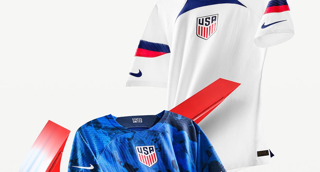 USA 2022 nouveaux maillot football coupe du monde 2022 Etats Unis Nike