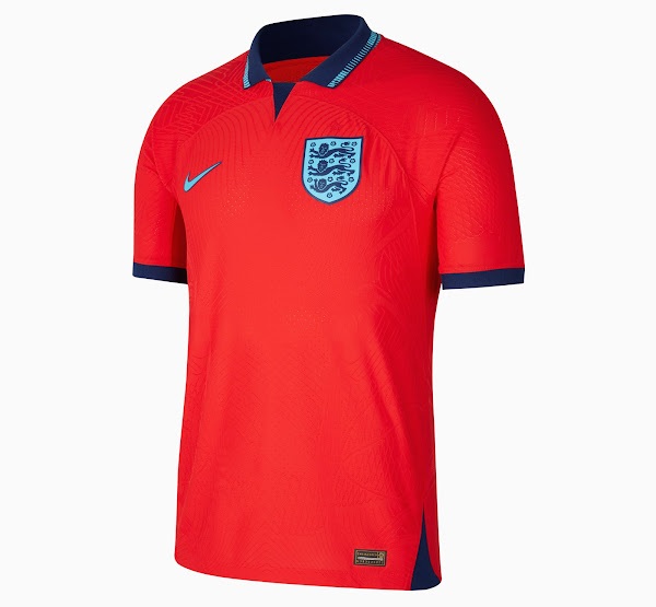 Angleterre 2022 nouveau maillot exterieur coupe du monde 2022 rouge