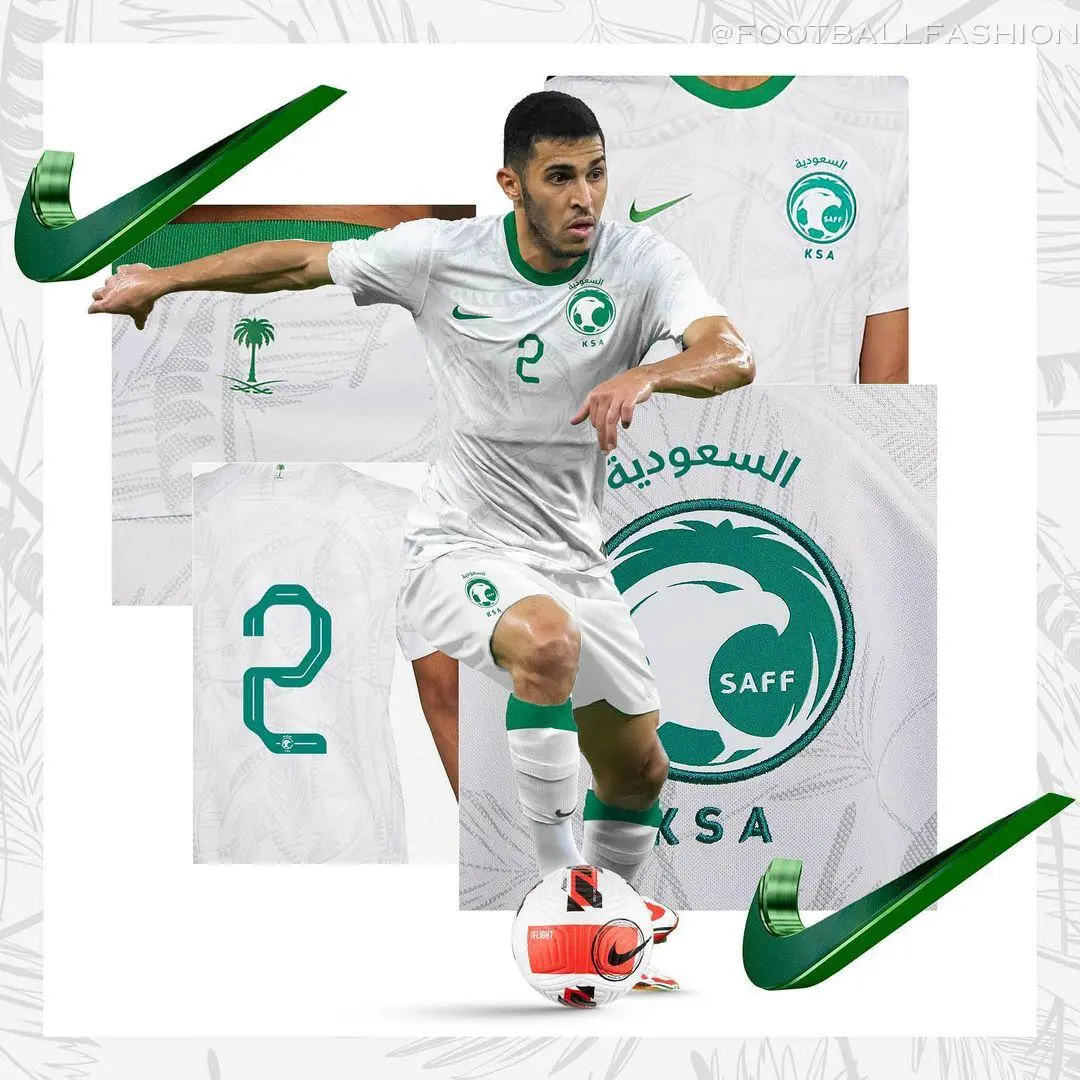 Arabie Saoudite 2022 maillot de foot domicile coupe du monde 2022 officiel Nike