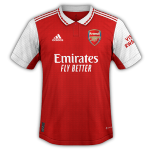 Arsenal maillot foot domicile 2022 2023