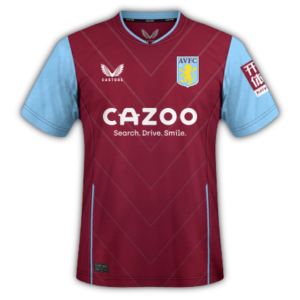 Aston Villa maillot foot domicile 2022 2023
