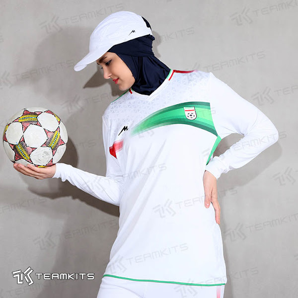 Iran 2022 maillot de foot domicile coupe du monde 2022 tenue femme