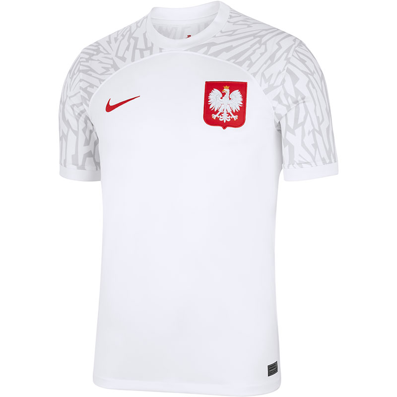 Pologne 2022 nouveau maillot domicile coupe du monde 2022 officiel Nike