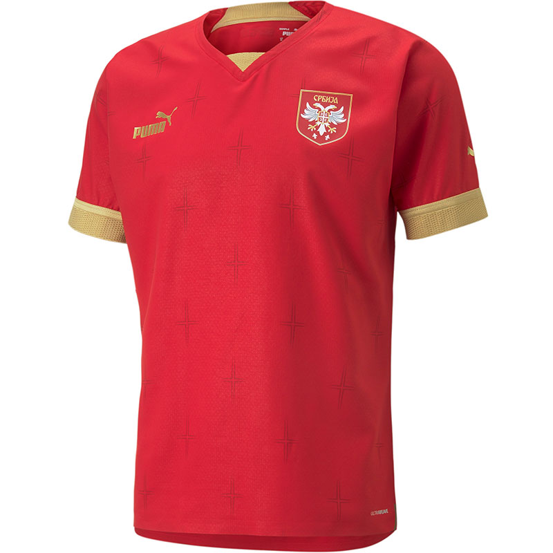 Serbie 2022 nouveau maillot domicile Puma coupe du monde 2022