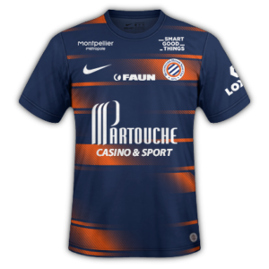 Nouveau maillot domicile Montpellier 22-23