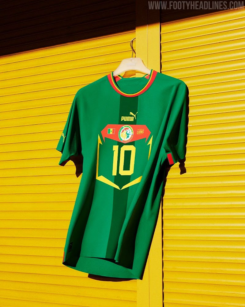 Senegal nouveau maillot de foot exterieur coupe du monde 2022 Puma