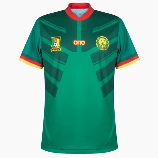 Cameroun nouveau maillot domicile coupe du monde 2022