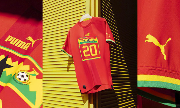 Les nouveaux maillots de foot du Ghana coupe du monde 2022 en photos