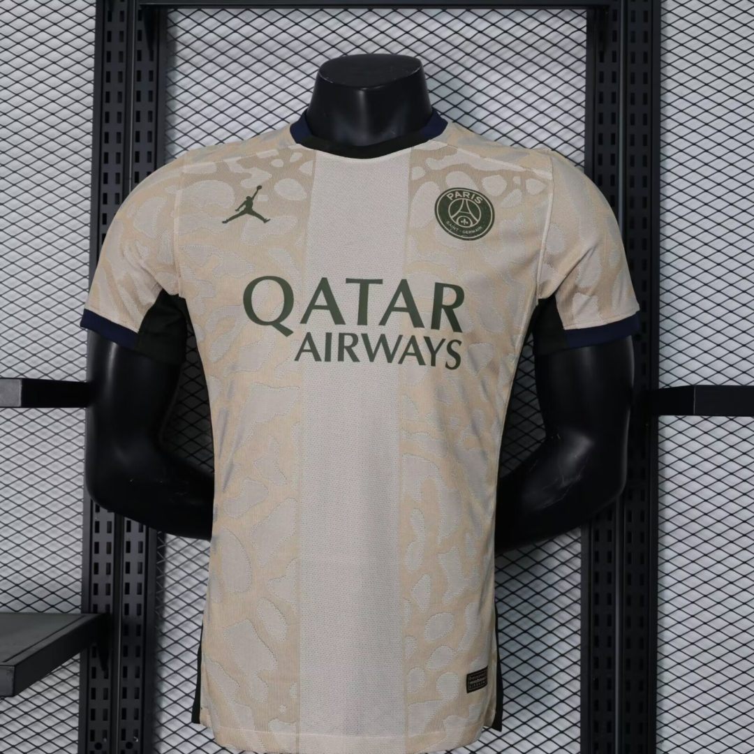 Maillot PSG 2021-2022 Quatrième Maillot – Nike, Blanc, Taille S, Floqué MESSI UCL