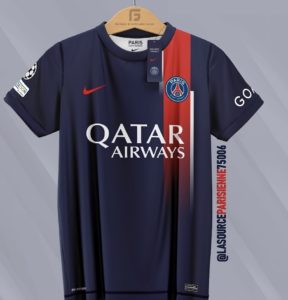 PSG 2024 maillot de football domicile Paris possible