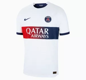 PSG 2024 nouveau maillot de foot exterieur officiel Paris