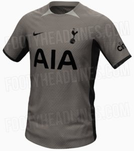 Tottenham 2024 maillot de foot third gris