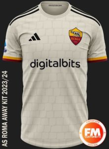 AS Roma 2023 2024 possible maillot foot exterieur