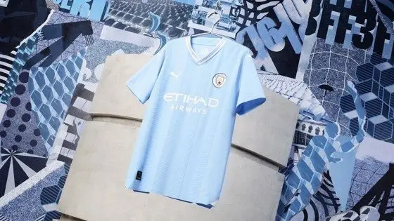 Manchester City 2023 2024 nouveau maillot de football officiel