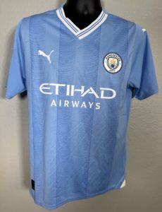 Manchester City 2023 2024 possible nouveau maillot de foot domicile