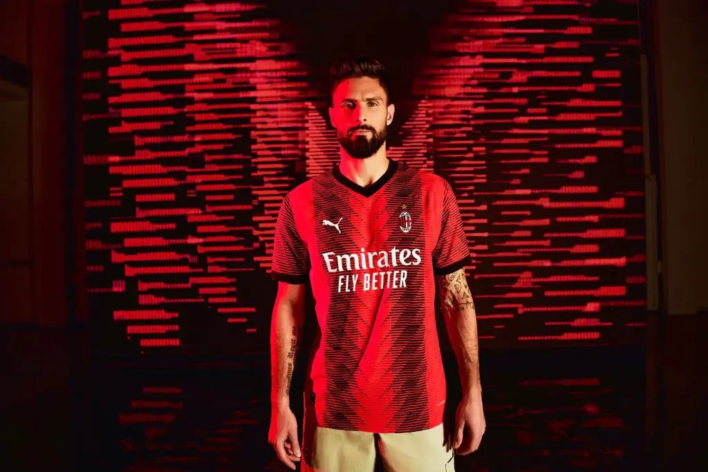Milan AC 2023-2024 maillot de football domicile officiel