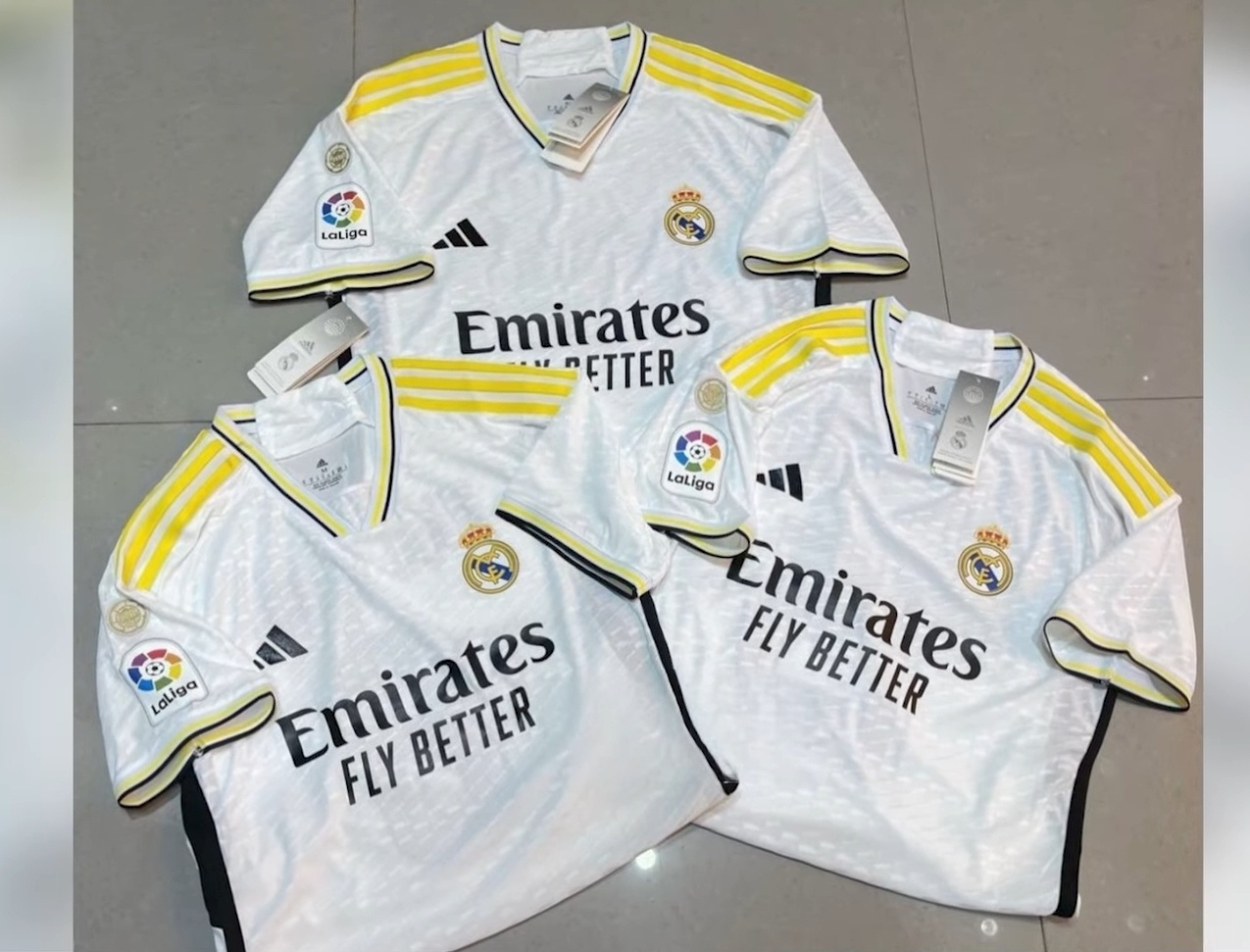 Real Madrid 2023 2024 fake faux maillot domicile