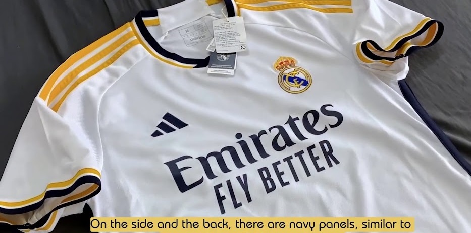 Real Madrid 2024 maillot domicile foot