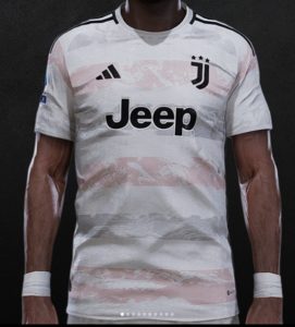 Juventus 2023 2024 possible maillot foot exterieur estimation