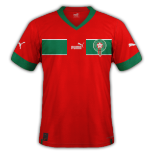 Maillot de foot domicile Maroc 2022 2023