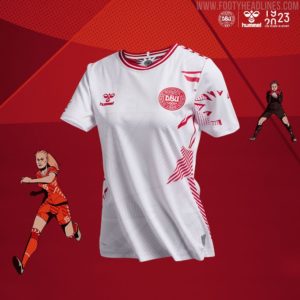 Danemark maillot exterieur coupe du monde feminine 2023