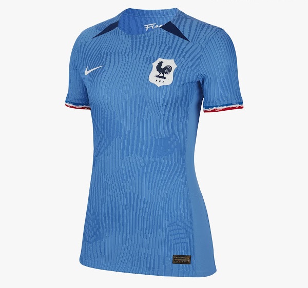 France 2023 maillot de foot domicile officiel coupe du monde