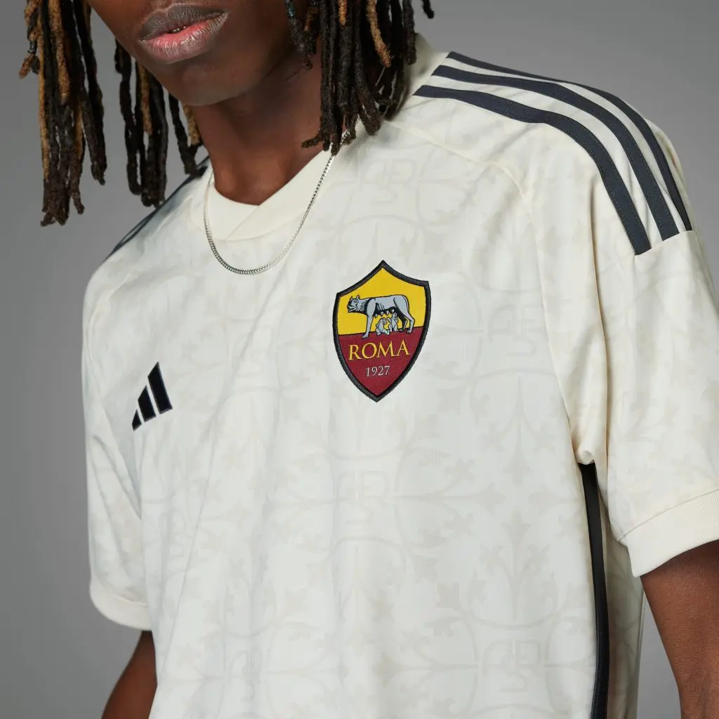 Maillot AS Roma Réplique Officielle 2025-2026 - Taille M, Sans Numéro - Pour Supporter Au Stade