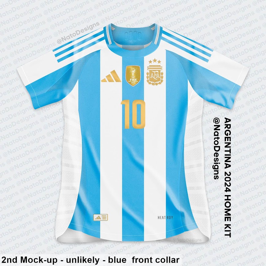 Argentine 2024 Copa America maillot domcile