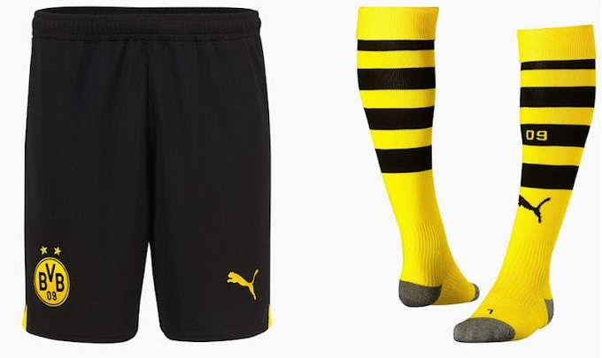 Borussia Dortmund 2024 short et chaussettes football domicile