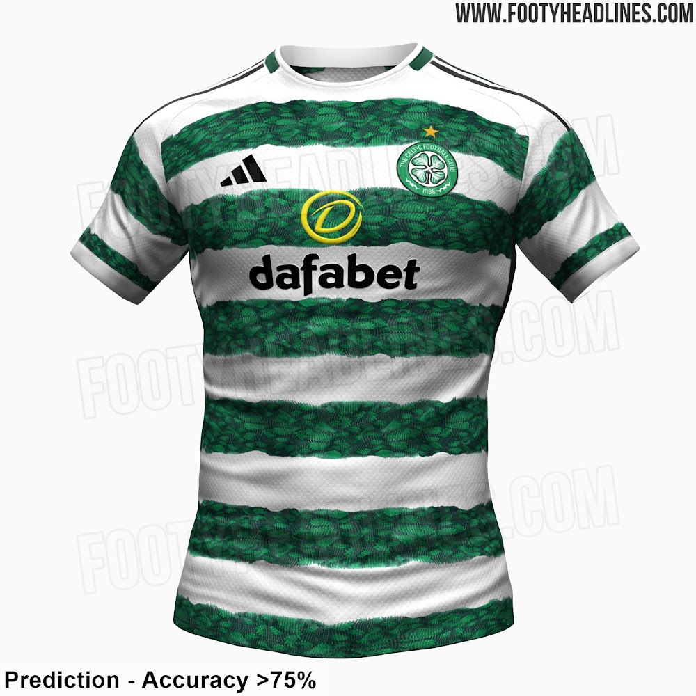 Celtic 23-24 prediction maillot domicile