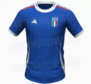 Italie 2024 maillot domicile prediction