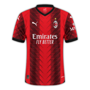Milan AC maillot de foot domicile 2023 2024