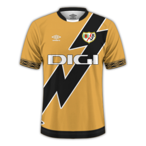 Troisieme maillot de football Vallecano 2023 2024