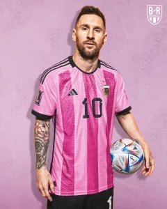 maillot rose Messi Argentine
