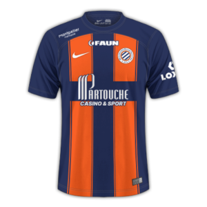 Maillot de football domicile Montpellier 2023/2024
