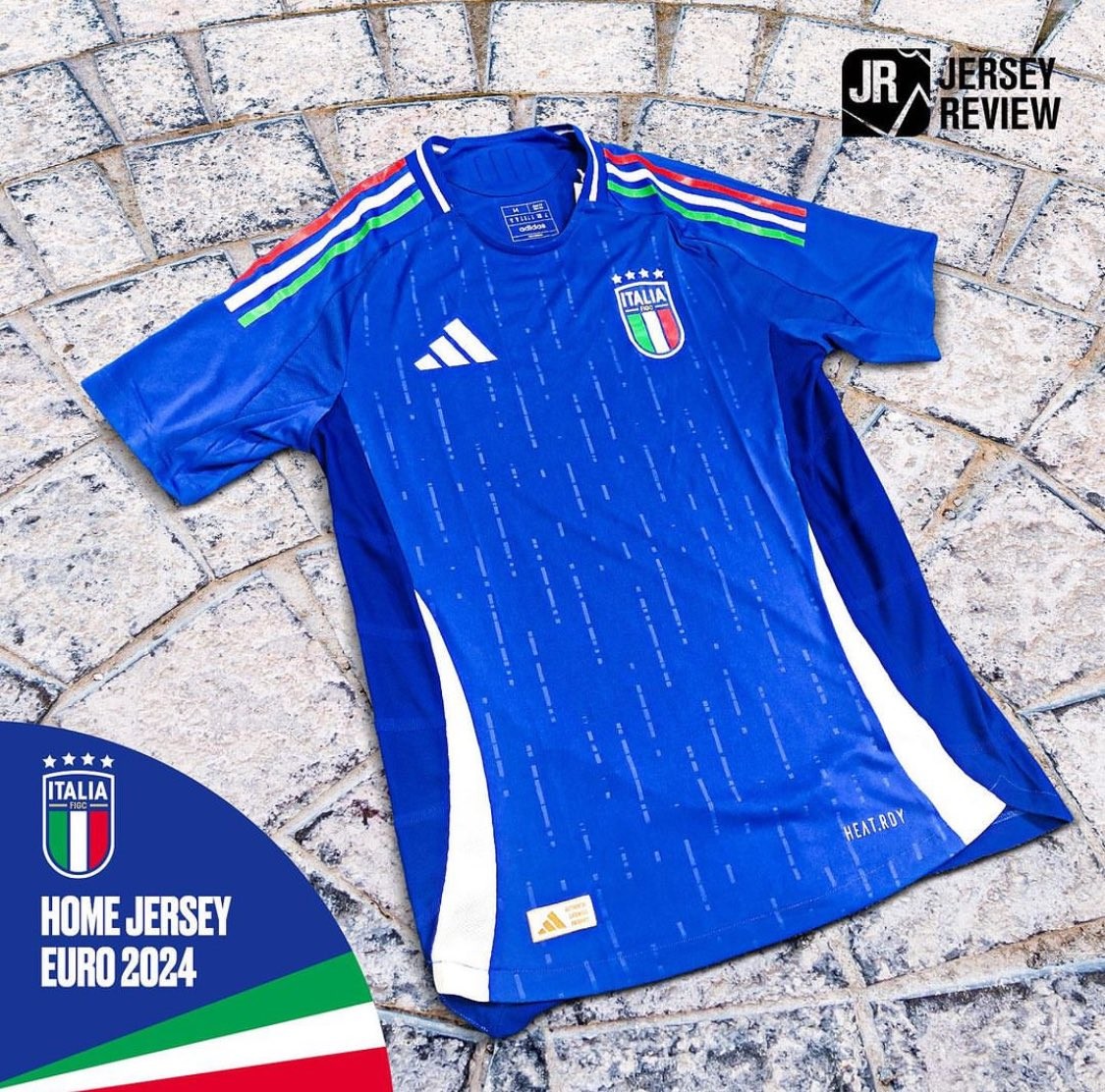 Italie Euro 2024 maillot domicile