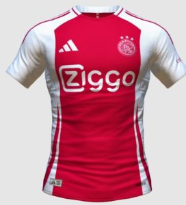 Ajax 2025 maillot de foot domicile