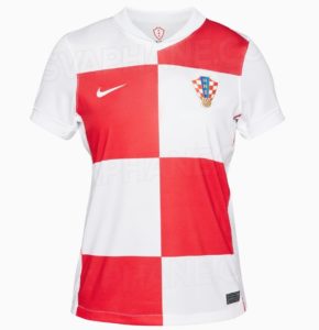 Croatie Euro 2024 maillot de foot domicile